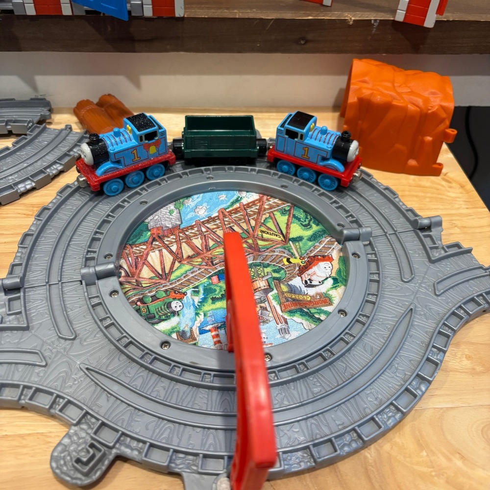 Thomas & Friends Take-n-Play Sodor Rescue Station Playset with Thomas Engines